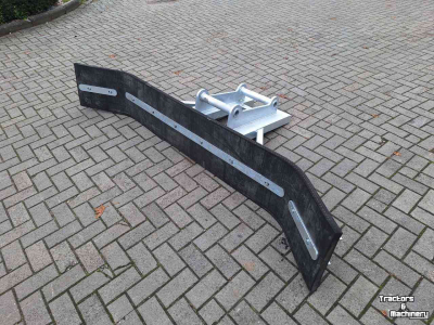 Gummi-Schieber  Heavy-Duty S60 rubberschuif 255 cm / modderschuif / wegenschuif