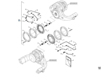 Schlepper / Traktor New Holland T8 verbreding smarttrax en CASE-IH Magnum  CNH Parts nr:84567678