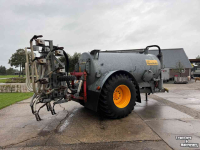 Gülletankwagen / Güllefässer Veenhuis Ecovac 8000 giertank + Bouwland injecteur bemester