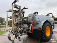 Gülletankwagen / Güllefässer Veenhuis Ecovac 8000 giertank + Bouwland injecteur bemester