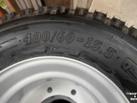 Räder, Reifen, Felgen & Distanzringe BKT 400/60-15.5 nieuwe banden op velg