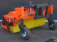 Kehrmaschine Hofstede Veegmachine Model TOP-MT Borstel 60cm voor mini loader verreiker shovel heftruck