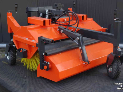 Kehr- und Kehrsaugmaschinen Hofstede Veegmachine Borstel 60cm voor mini loader verreiker shovel heftruck