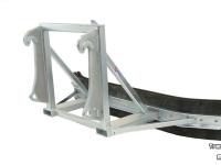 Gummi-Schieber Qmac RSVO300 Rubberschuif 300 VOLVO shovel Erfschuif / Modderschuif / Mestschuif / Sneeuwschuif