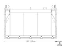 Ladeschaufeln Qmac 4 IN 1 BAK 1.60M STANDAARD