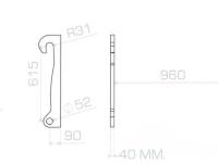 Sonstiges Anbauteile und Zubehör Qmac Aanlashaken LOW BUDGET voor VOLVO L 50/60/70/90