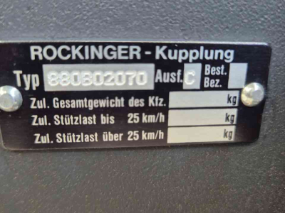 Sonstiges Traktoren und Zubehör  Rockinger trekhaakframe met K80 en onderbrug op statief
