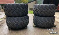 Räder, Reifen, Felgen & Distanzringe BKT 750/60R26.5 95% FL 630 / Nog 1 set voorradig