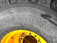 Räder, Reifen, Felgen & Distanzringe BKT 750/60R26.5 95% FL 630 / Nog 1 set voorradig