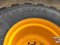 Räder, Reifen, Felgen & Distanzringe BKT 750/60R26.5 95% FL 630 / Nog 1 set voorradig