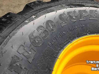 Räder, Reifen, Felgen & Distanzringe BKT 750/60R26.5 95% FL 630 / Nog 1 set voorradig