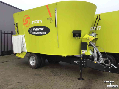 Futtermischwagen Vertikal Storti DEMO Dunker T2S 240 & Dunker T3S 340