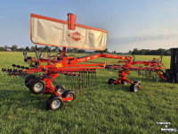 Schwader Kuhn GA6632 zijafleg hark dubbele hark treintje
