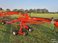 Schwader Kuhn GA6632 zijafleg hark dubbele hark treintje