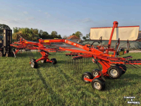 Schwader Kuhn GA6632 zijafleg hark dubbele hark treintje