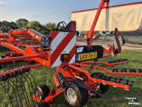 Schwader Kuhn GA6632 zijafleg hark dubbele hark treintje
