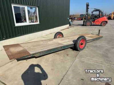 Tiefladeanhänger  oprijkar eigenbouw