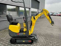 Minibagger Wacker Neuson 803 minigraver met snelwissel en 3 bakken