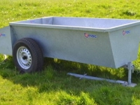 Tränkebecken Sonnenenergie Qmac Zonnedrinkbak / Waterdrinkbak Anti Diefstal 900 liter 100 Watt op zonne energie en met bronpomp