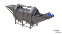 Sonstige Reinigungs- und Kehrmaschinen und Zubehör MCR Rvs trommelwasser drum washer waschanlage