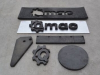 Diverse neue Teile Qmac RSMC240 Canvas rubbermat met koordlaag 240 cm