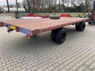 Anhänger Van Der Sluis Balenwagen/ platte wagen