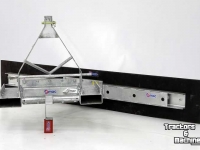 Sonstiges Rasen- und Grundstückspflegemaschinen und Zubehör Qmac Modulo Rubber yard scrapers fits Tractor Forklift