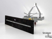 Sonstiges Rasen- und Grundstückspflegemaschinen und Zubehör Qmac Modulo Rubber yard scrapers fits Tractor Forklift