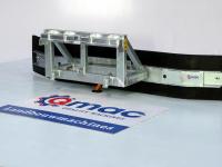 Sonstiges Anbauteile und Zubehör Qmac Rubber stable barn scraper blade 2400mm hook up Schäffer