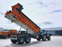 Überladewagen / Hochentlader Dezeure Trans D25M hooglosser/ overlaadwagen/ hoogkipper