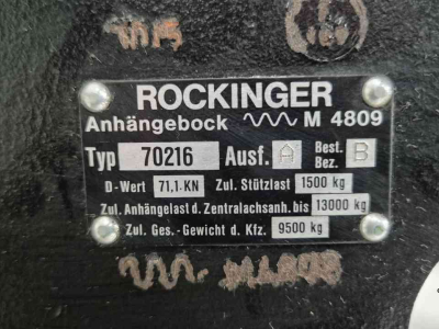 Sonstiges Traktoren und Zubehör  Rockinger trekhaakframe trekhaakrail