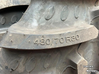 Räder, Reifen, Felgen & Distanzringe BKT 480/70R30 & 380/70R20 nieuwe banden
