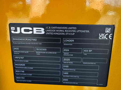 Radlader JCB 403 SP