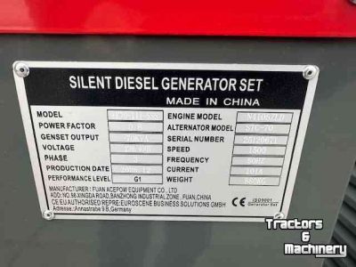 Stromaggregate  kawakenki  70 kva