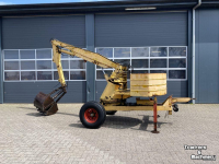 Bagger / Baggermaschine  Landbouwkraan getrokken