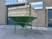 Aufschlagbunker  Aardappelbunker met houten opbouw