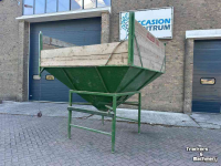 Aufschlagbunker  Aardappelbunker met houten opbouw