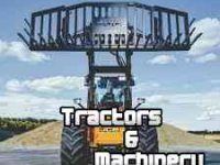 Silagegabel JCB Silagevork Grasvork  opklapbaar, Klappbare Grüngutgabel, Folding Grass Fork