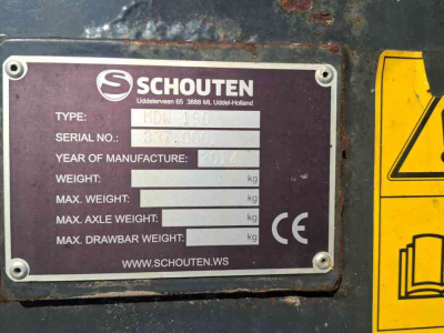 Futterverteilwagen / Futterdosierwagen Schouten MDW 190 Quickfeed voerdoseerwagen