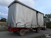 Transportwagen mit Plane / Erntewagen  Oogstwagen - Zeilenwagen 600x250 4 wiel gestuurd