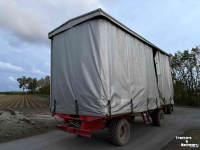 Transportwagen mit Plane / Erntewagen  Oogstwagen - Zeilenwagen 600x250 4 wiel gestuurd