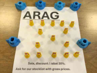 Sonstiges Spritze und Zubehör Arag spuitdoppen, spray nozzles. Rabat, sales 50% discount