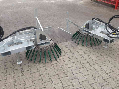 Unkrautbürste  VL Weed Brush onkruidborstel heftruck of shovel