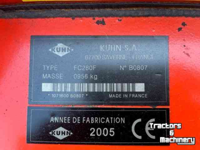 Mähwerk Kuhn Set maaiers FC 280 F met FC 283