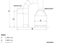 Lagerraum Ventilationgeräte  Eco Masa, biomassa/hout stook, verwarmingsketel