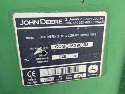 Frontlader-Schaufel John Deere Set van voorlader bak, mestgrijper en palletlepelbord, euro