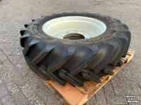 Räder, Reifen, Felgen & Distanzringe Michelin Multibib 440/65R28 incl. verstelbare velg 9 gaats