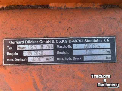 Schlegelmulchgeräte Ducker UM 23 en USM 18