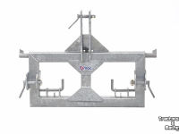 Adapter Qmac VERLOOPADAPTER: CAT2-EURO Gegalvaniseerd