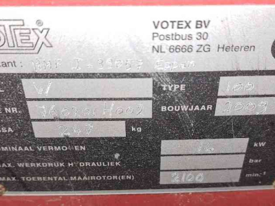 Holzschnitthäcksler Votex W100
